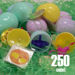 Plastic Easter eggs filled with Toys-250